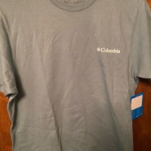 Columbia Men's Light Blue Short Sleeve Tee
